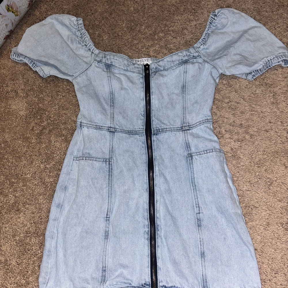 Light Blue Denim Dress